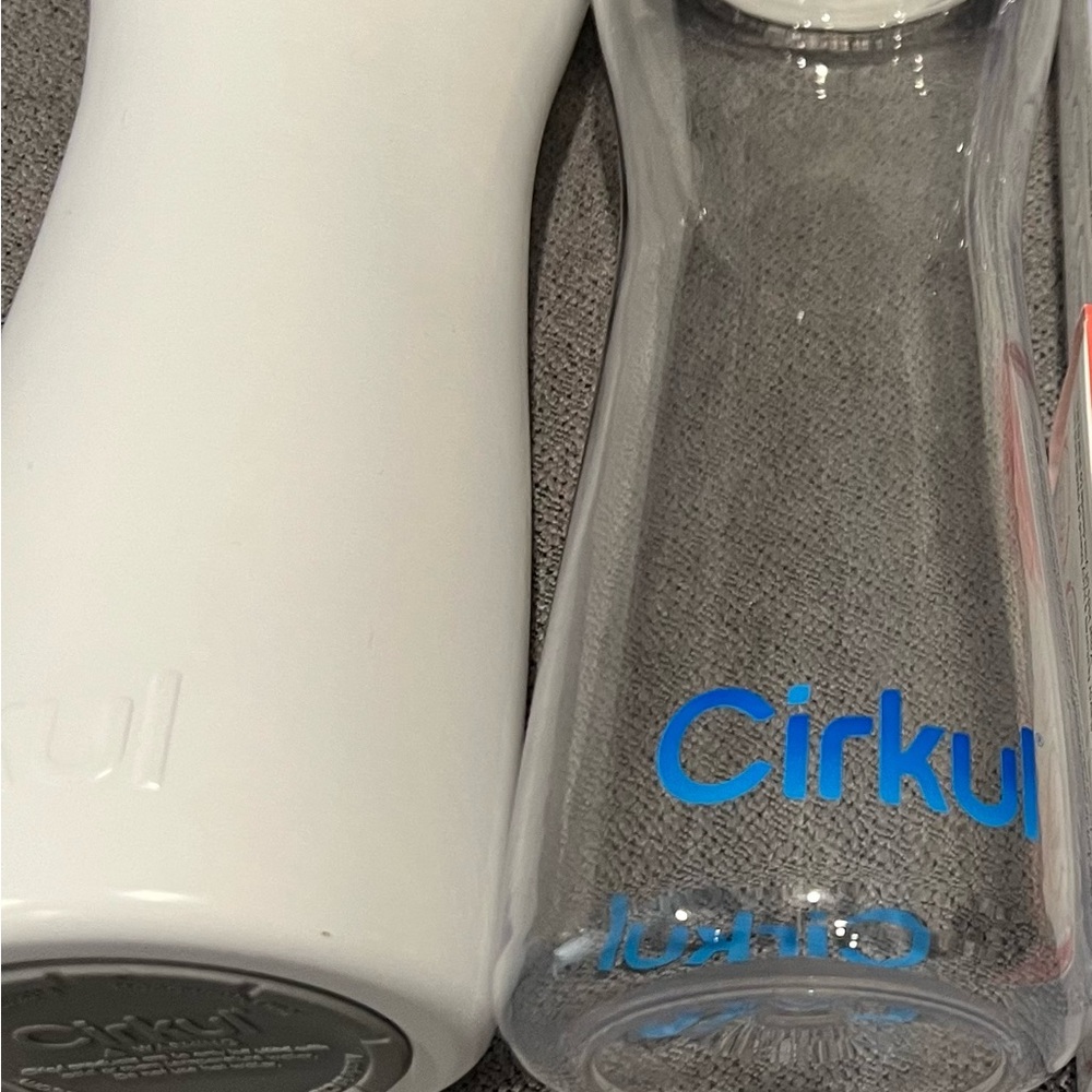 Cirkul Stainless Steel and Plastic Reusable Water Bottles Set - Picture 2 of 2